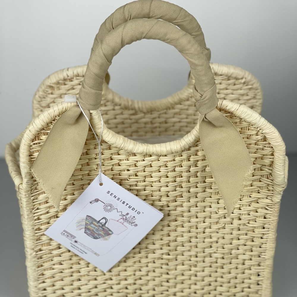 Sensi Studio Straw Bag